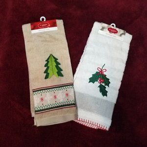 St Nicholas Square Holiday Bath Hand Towels